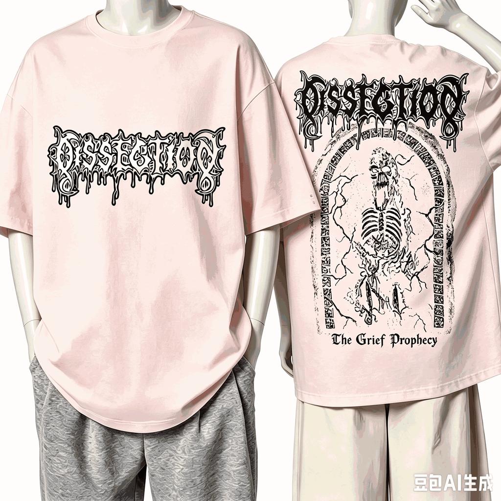 Dissection Band For Fan Gift Tshirt Unisex Unisex Harajuku Oversized Unisex Short Sleeve Streetwear High Quality Couples Breathable