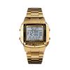   1381 Men Analog Digital Watch Fashion Casual Sports Wristwatch 2 Time 5 Alarm 3  Waterproof Stainless Steel Strap Backlight Multifunctional Wa