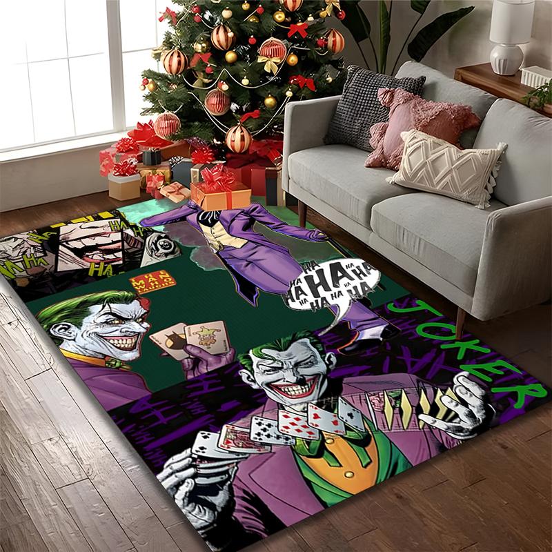 1pc JOKER Printed Chair Rug for Home Office Use, Living Room Kitchen Game Room Area Carpet