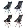 Outdoor Fishing Chair Compact Camp Backrest Chair Folding Fishing BBQ Chairs