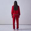 SPORTS ILLUSTRATED Basketball Side Button Track Pants (Red)