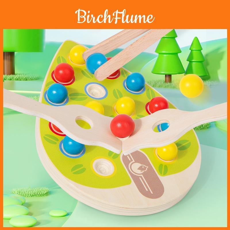 Wooden Childrens Clip Colorful Beads And Shape Matching Board Toy For Focus And Parentchild Interaction