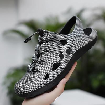 2025 Herren Sandalen Mode Neu Große Größe Leichte Sandalen Herren Outdoor Strand Atmungsaktiv Strand Loch Bequeme Coole Schuhe