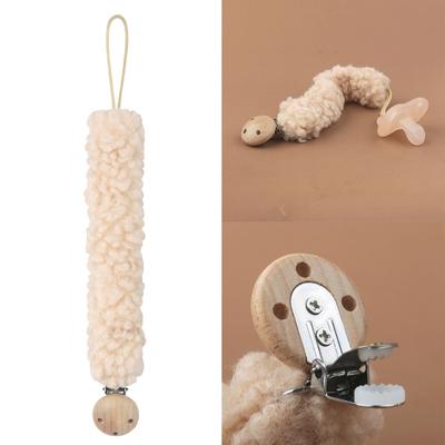 Baby Schnuller Clip Kette Bequemer Schnullerhalter Gurt Neugeborenes Kaubarer Anhänger Zubehör Ornament Dekor