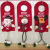 Christmas Decorations for Home Christmas Door Hanging Pendants Santa Door Hanger for Christmas Home New Year Decoration