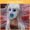 Latex Female Ghost Cosplay Mask With White Hair For Haunted Decorations House