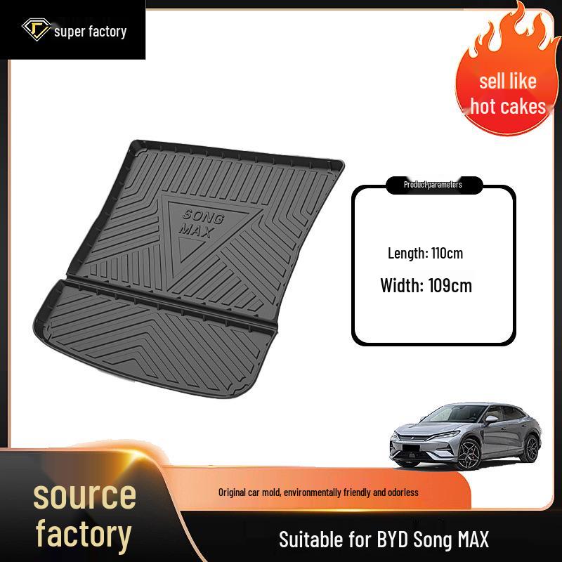 BYD Song Series Trunk Mat: Wear-Resistant for DM-i, DM, EV, MAX, MAX DM