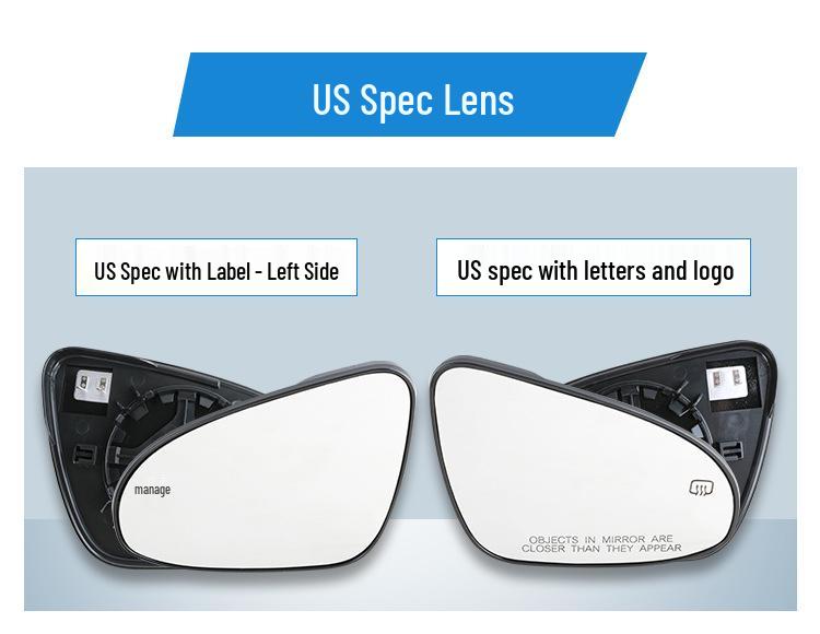 Rearview Mirror Lens for 2014-2018 US Toyota Corolla Models