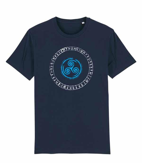 Unisexs Fit TShirt Runes And Triskelion Hellblade XL