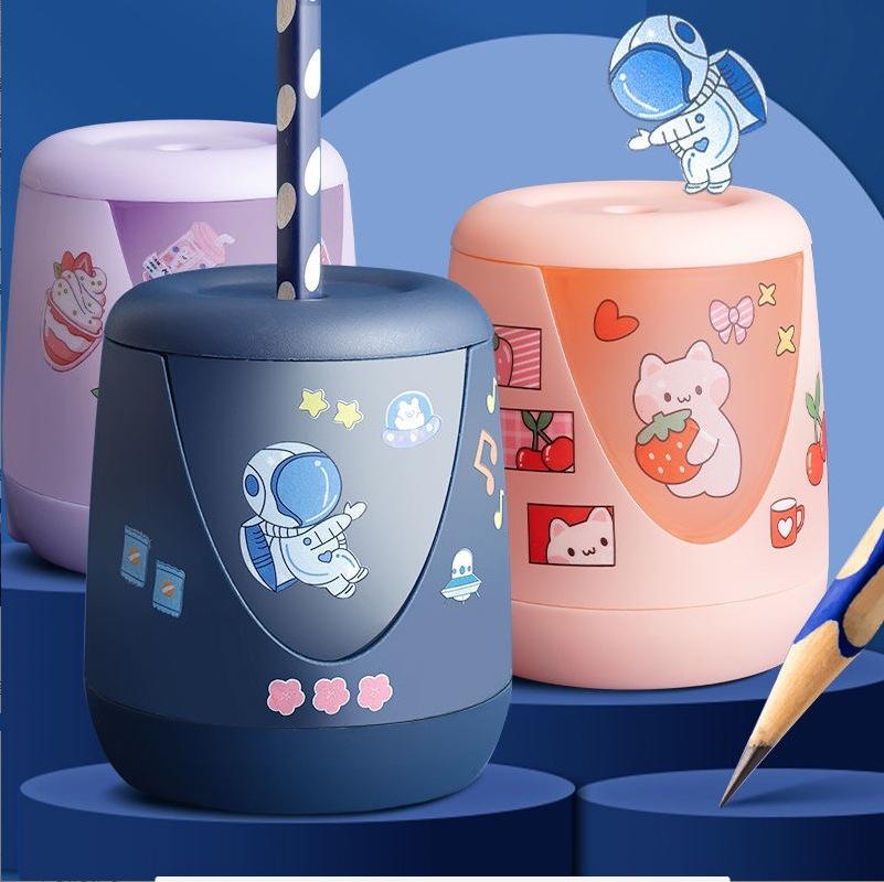 Electric Auto-Feed Pencil Sharpener for Kids and Students