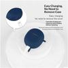Pour Google Pixel Buds 2a Étui en Silicone Housse de Protection pour Écouteurs Sans Fil avec Boucle Anti-Perte