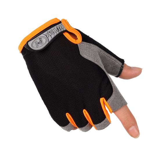 1Pair Bicycle Mountain Bike Lightweight Yoga Training Non-slip Half-finger Glove