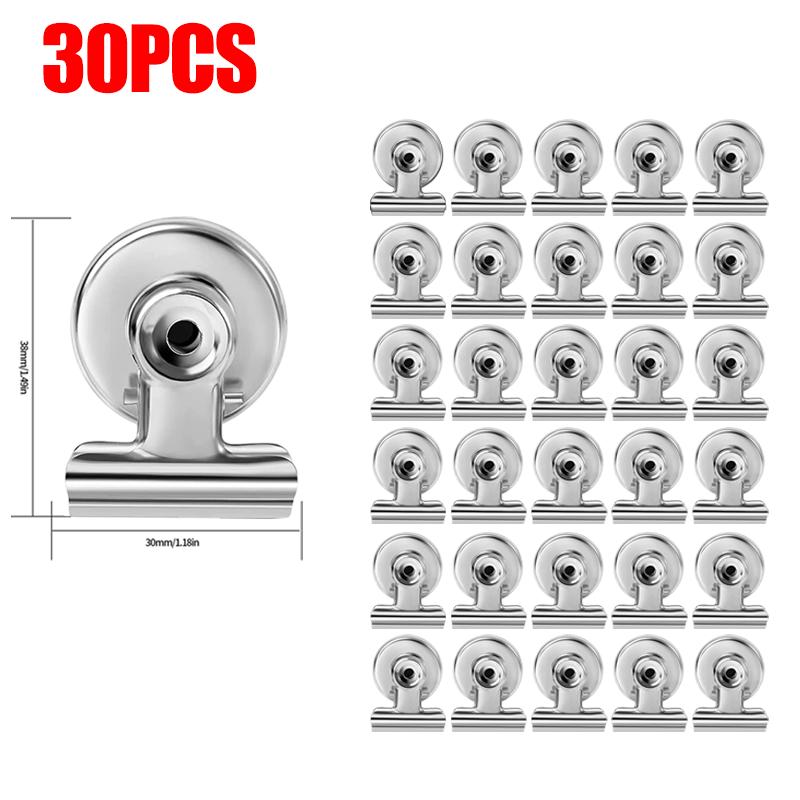 Magnet Clips Heavy Duty Sticky Pads Strong Refrigerator Magnetic Clips for Whiteboard Photo Office Locker Displays Magnets Clip