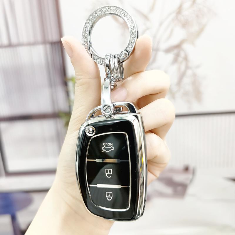 Cartoon Key Cover for Hyundai Models: Ix25, Mistra, Ix35, Elantra, Lingdong, Verna