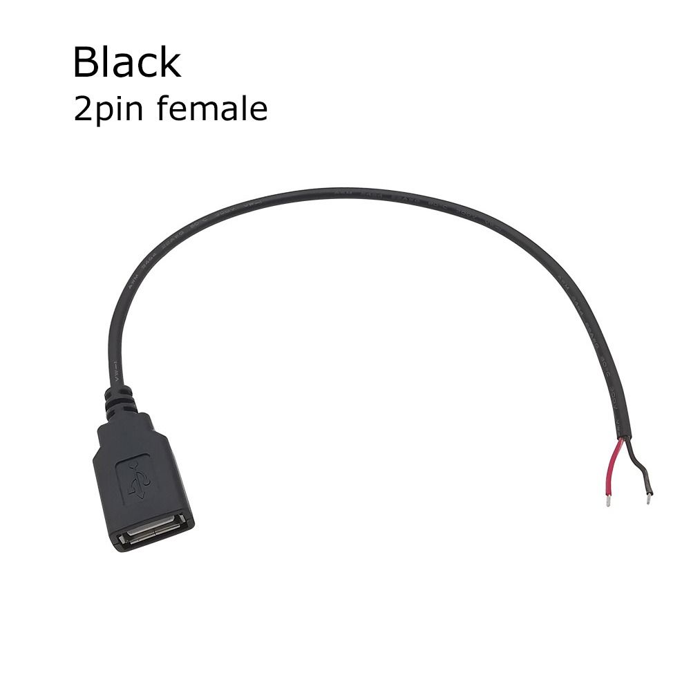 

Разъем 2/4-контактный штекер/гнездо типа «мама» Зарядное устройство Провод USB-кабель Передача данных Источник питания 5pcs 2pin female-30cm