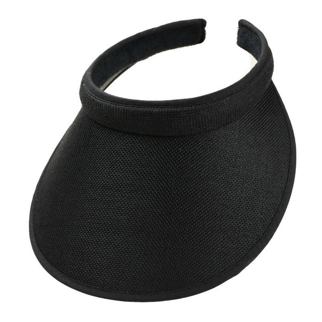 Uv Protection Summer Hat Linen Visor Sun Hat Hollow Top For Hiking And Beach Adjustable Fit For Adult And Kids Head 50-58Cm