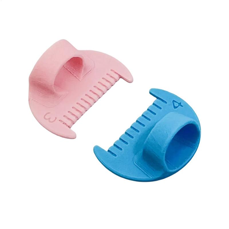 DIY Hand Sewing Aids Finger Protector Home Sewing Edge Lockstitch Sewing Stencil Accessories Practical Helpers