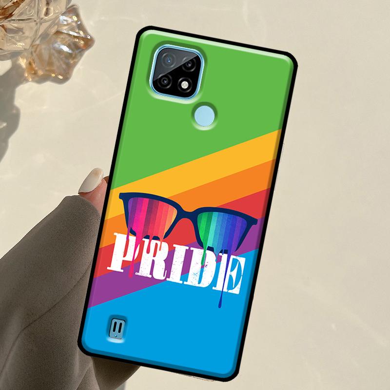 LGBT Pride Love For Realme C55 C51 C21Y C25S C75 C67 C61 C53 13 12 10 11 14 Pro Plus GT 6T 6 5 GT7 Pro Case