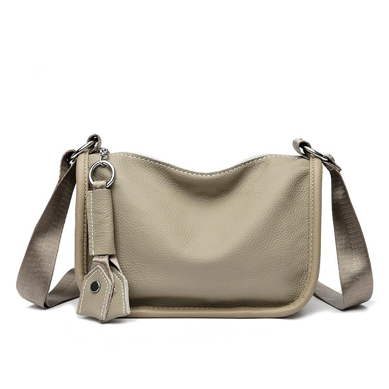 

Женская сумка новая с узором личи модная из мягкой кожи сумка на плечо сумка-мессенджер повседневная большой вместимости хаки