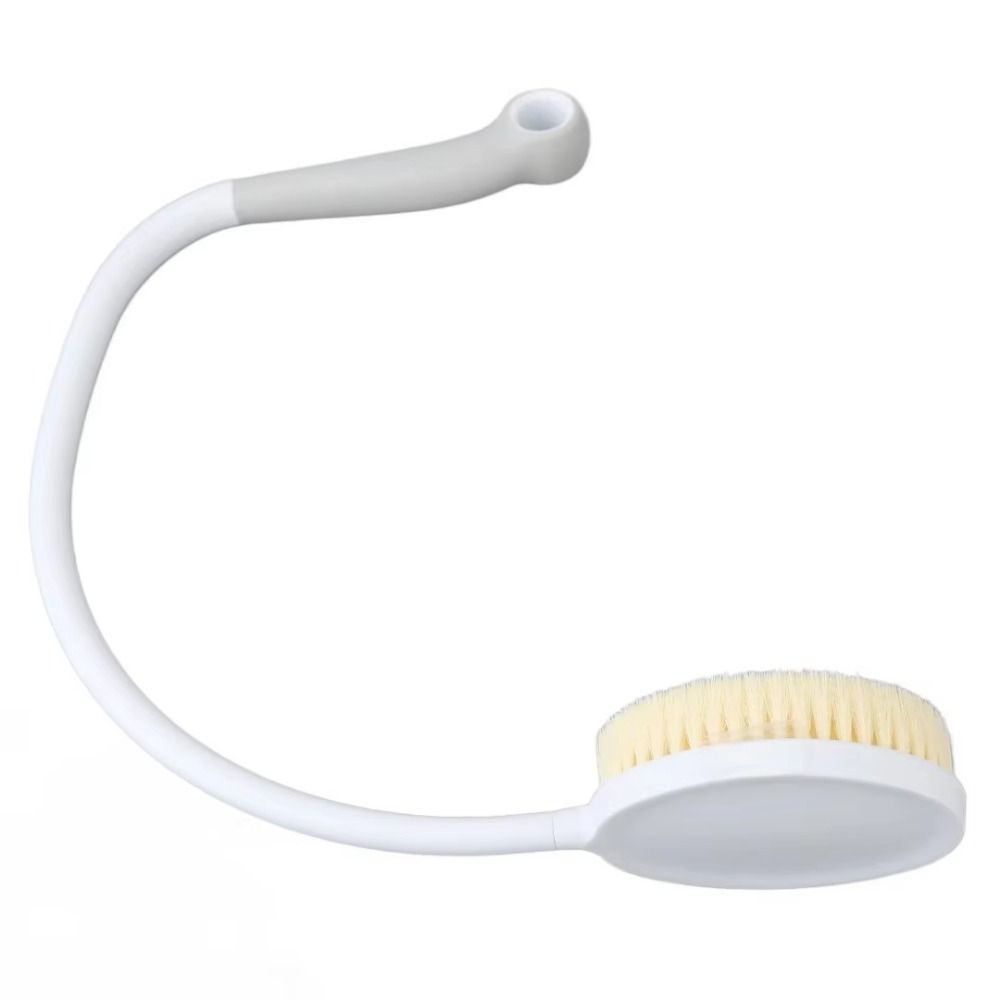 U Shaped Bendable Back Shower Brush Long Handle Curved Skin Massager Bath Exfoliating Tool Legs