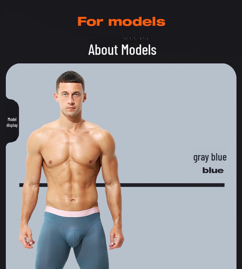 Schmale Baumwollstrumpfhose für Herren im Herbst & Winter - warme, dünne, jugendliche Leggings