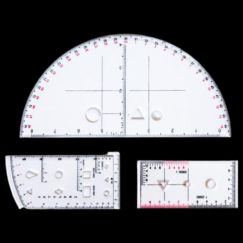 Professional Military Terrain Command Ruler Set
