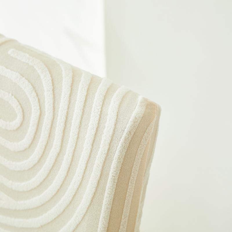 1/2pcs Solid Color Elastic Chair Covers Jacquard Stretch Dining Seat Slipcovers Anti-dirt Dustproof Chair Case for Wedding El