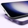 For Samsung Galaxy S23 Ring Kickstand Magnetic Phone Case TPU+Acrylic Matte Phone Cover