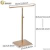 Stainless Steel T-Shaped Handbag & Scarf Display Stand