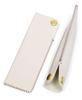 White Pen Case with Red Metal Touch Stick and 60 Gold Slim Ballpoint Pens Two-Pack Hook-and-Loop (NK01W-ALR-SV60KBP-2)