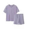 TENTIAL BAKUNE Dry Short Sleeve and Shorts General Medical Device Recovery Size S Women's Set, Wear, Lavender,