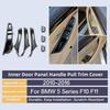 LHD Kohlefaser ABS Innentür Zuziehgriff Zierleisten Teile Für BMW 5 F10 F11 F18