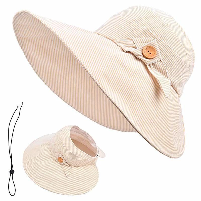 Beach Hat Foldable Floppy Cotton Hat 