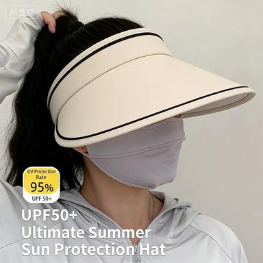 Ladies' summer wide brimmed face enhancing small foldable sun hat,UV resistant beach hat,hat, ladies'straw hat, open outdoor hat