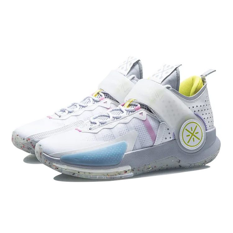 Li-Ning Wade Fission 7 Nikdy neztracené Pánské tenisky Bílé Standardní-Bílá Šedá ABPR025-2