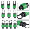 10 Count Drip Irrigation End Cap Fitting Designed for 16mm Drip Tape and 1/2 Inch Tubing For Without Glue or Tools