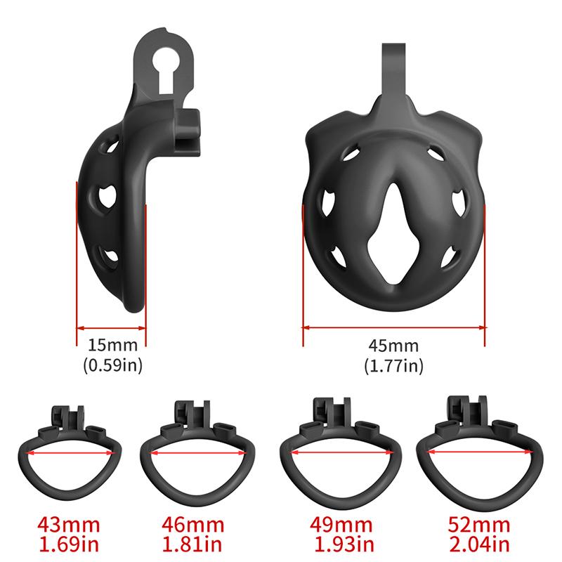 Male Chastity Cage Penis Ring Cock Cage Fetish Sissy Adult Fetish Gear Male Urethral Train Chastity Device Sex Toys for Men Gay