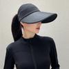 Summer Sunscreen Hat Women's Large Brim Sun Hat Can Be Stored Folding Ice Silk Fashionable Versatile Sun Hat