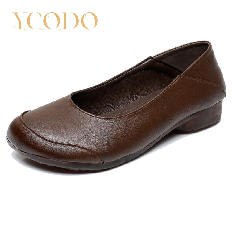 Dámské jarní a letní kožené boty s měkkou podrážkou Comfort Doug, dámské letní ležérní kožené boty