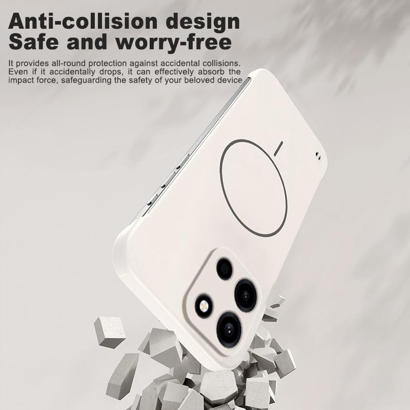 Ultra-Dünne Magnetische Für Magsafe Hülle für OnePlus 15 13 13T ACE 6 5 3 Pro Turbo6 Kabelloses Laden Rahmenlose Glänzende Abdeckung