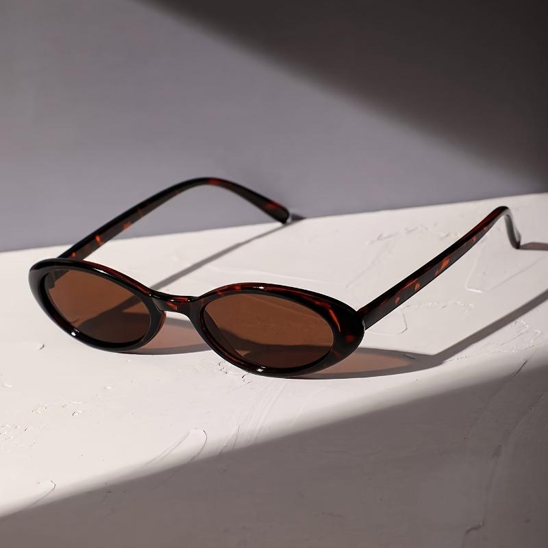 

Small Oval Sun Glasses Colorful Frame Sunglasses Simplel Style Glasses Fashion Women Glasses