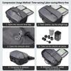 [Denash] Vacuum Compression Backpack with Travel Pump, Large Carry-on Size, Air Backpack for Men, Expandable 36-55L Large Capacity, Wet & Dry