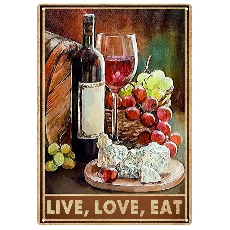 Blechschilder Kaffeebier Tee Wanddekoration Vintage Kunstposter Eisenmalerei für Man Cave Heimcafé Gartenclub B