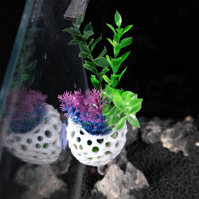 Aquarium Cave Shrimp Hides for Aquarium Fish Tank Hide Cave Porous Stable Aquarium Hideouts Cave Shrimp Shelter Aquatic Decor