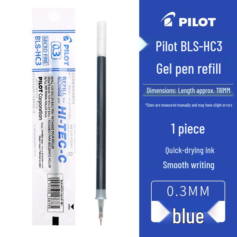 Стержень для гелевой ручки Pilot BLS-HC 0,5 мм с игольчатым наконечником для серии 20C 0.3mm/0.4mm/0.5mm