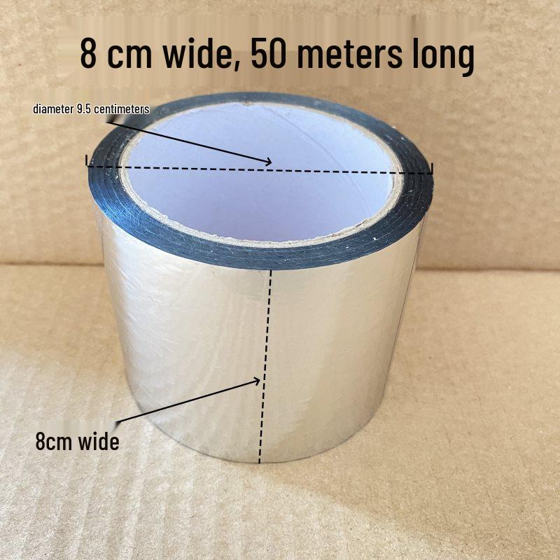 PAP Solar Insulation Aluminum Foil Tape - Waterproof, Sunscreen, Anti-Aging, High-Strength Tensile Plastic Tape