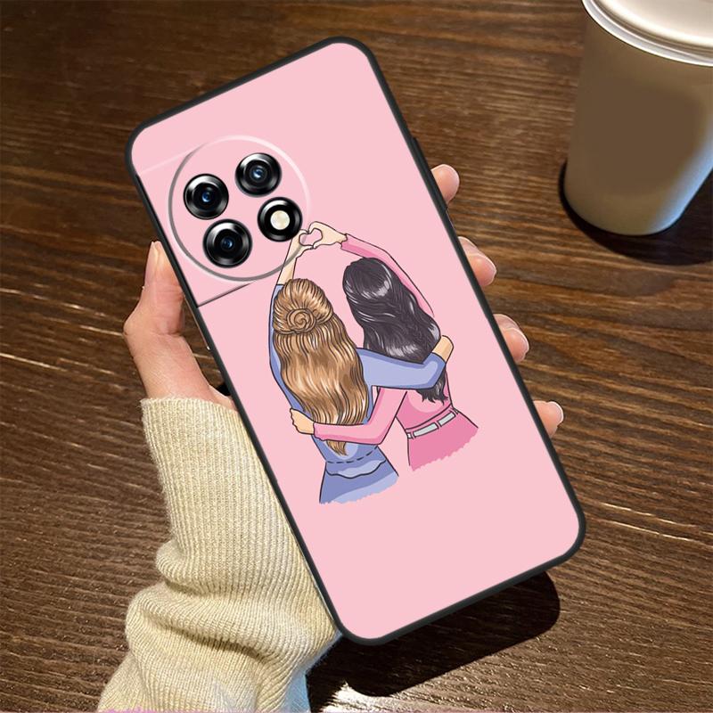 Best Friends BFF Matching For OnePlus 15 13 12 11 15R 13R 12R 8T 10T 13T Case For OnePlus Nord 5 CE 2 3 4 Lite N20 N30