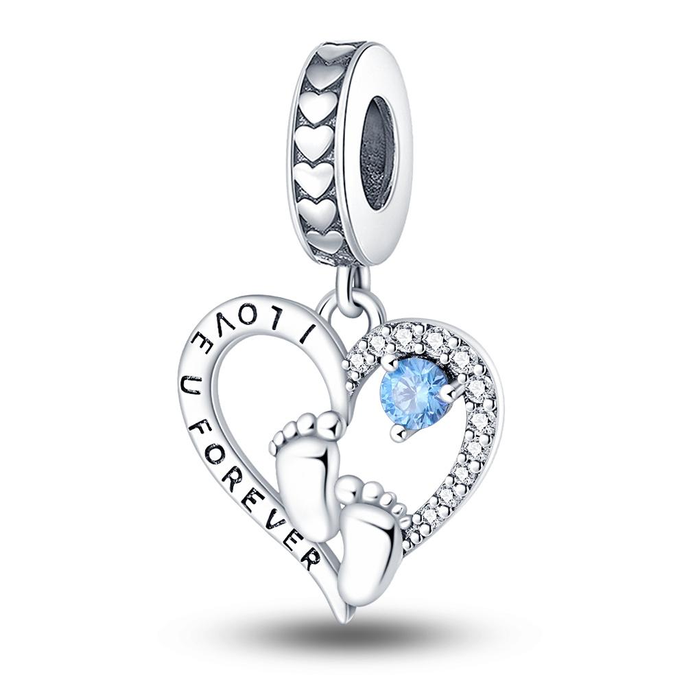 925 Silver Luminous Firefly Love Guitar Beads Pendant Fit Bracelet DIY Women Jewelry Gift