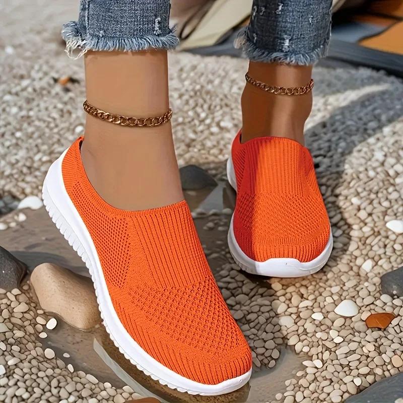 Women's Baotou Half Slippers Summer Breathable Mesh Slippers Lightweight Walking Flats Women Casual Sport Slippers Women Slides