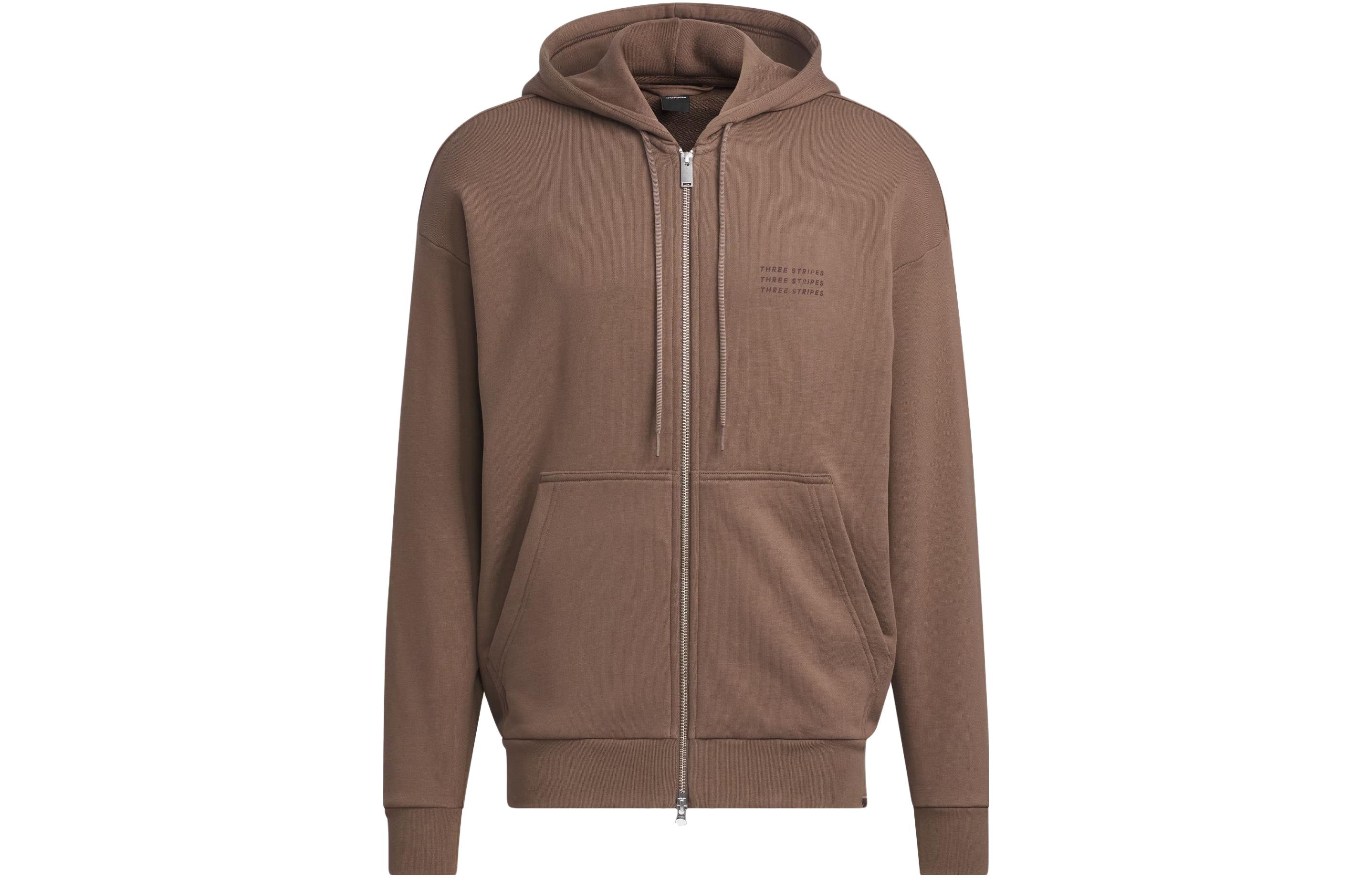 Adidas Sportswear Jackets Men s Stratum Dark Earthy Brown Hooded Moderate Other IS7427 XL